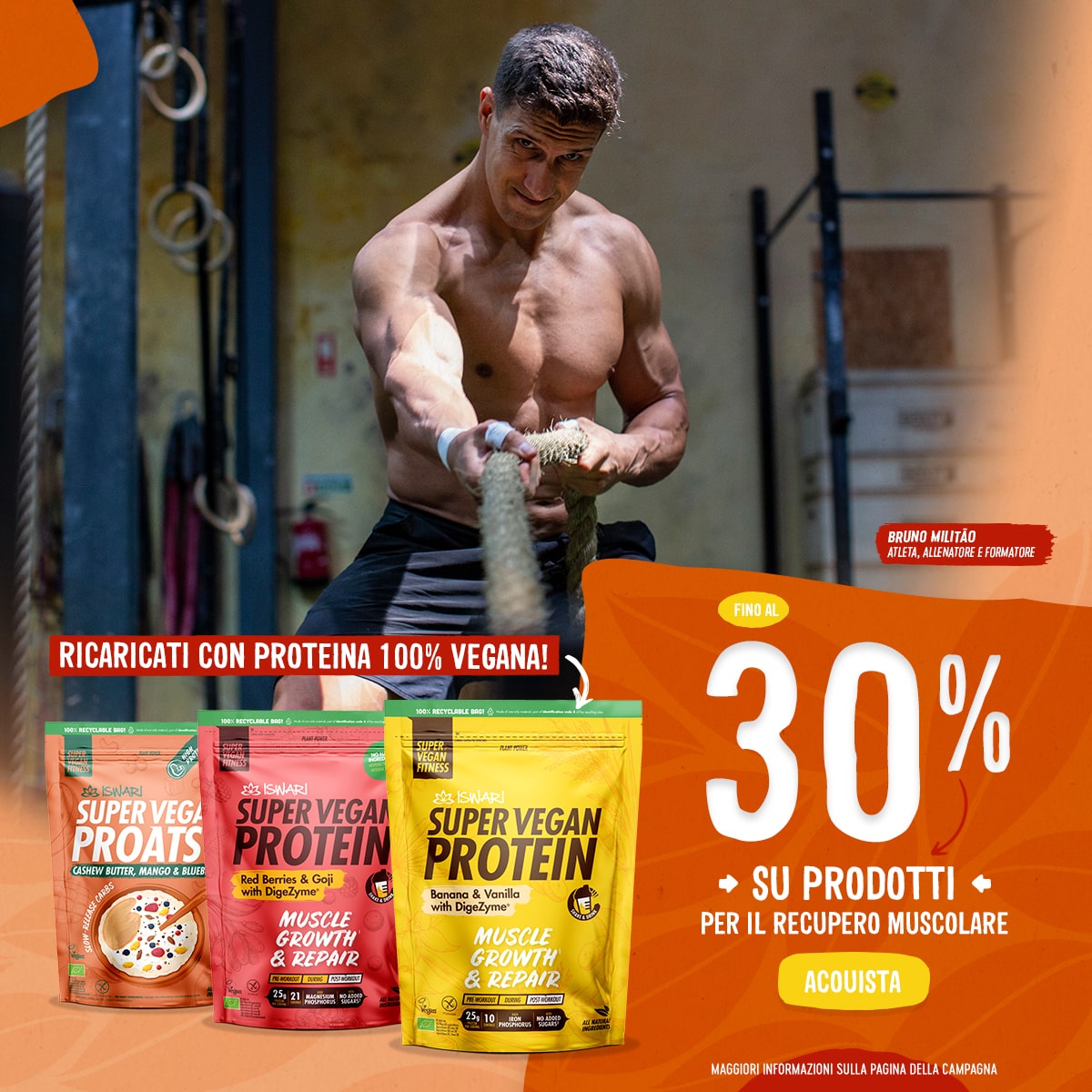 Fino al 30% su prodotti per il Recupero Muscolare